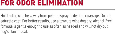Nature's Miracle Freshening Spray For Dogs Freshens Dog’s Coat Between Baths And Neutralizes Tough Odors With Sunkissed Breeze Scent, 8 Ounces...