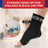 Doctor Developed Plantar Fasciitis Socks/Compression Foot Sleeves, Copper Ankle Brace for Heel Support & Doctor Written Handbook (Black, L)...