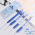 Retractable Ballpoint pens, Fine Point(0.5mm), Black Ink, 4-Count Pack, Cute Blue sky pens for School Office Supplies (Blue(4-count))...