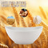 Wheat Straw Bowls Set of 2,Unbreakable Salad Bowls,Plastic Bowls Dishwasher & Microwave Bowls,Sturdy and Stackable Kitchen Bowls for Serving,Oatme...