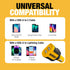DEWALT 2-Port USB Car Charger — 24W Fast Charge Dual Port USB-A for iPhone 14 13 12 11 Pro Max X XR XS 8 Plus 6s iPad — Compatible with Samsung Ga...