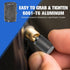 Gun Gray Tire Valve Stem Covers Aluminum Car Tire Caps Precision CNC Machined Premium Wheel Rim Air Valve Stem Caps Universal fit Car SUV Truck Mo...