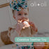 Ali+Oli Baby Teether & Rattle (Taupe Giraffe) Baby Teething Relief, Silicone Teethers for Babies 3+ Months, Baby Teething Toys w/Multi-Textured Su...