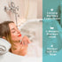SlipX Solutions Bottomless Bath Overflow Drain Cover for Tub, Adds Inches of Water to Bathtub for a Warmer Deeper Bath, Spa Accessories, Drain Blo...