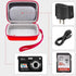 Carrying & Protective Case for Digital Camera, AbergBest 21 Mega Pixels 2.7" LCD Rechargeable HD/Kodak Pixpro/Canon PowerShot ELPH 180/190 / Sony ...
