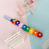 2PCS Dog Cat Collar Rainbow Hairball Flower Velcro Pet Necklace Cute Neck Strap for Pet Costume Supplies...