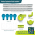 Gecko Run Marble Run Twister Expansion Pack by Thames & Kosmos – Extra Stunt for Vertical Marble Run Starter Set; Fast, No-Mess Setup with Residue...