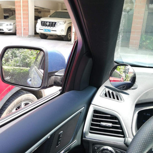 Blind area mirror of rear rear view mirror of baby car Observe convex side mirror of blind area on both sides of car Adjustable front mirror of ba...