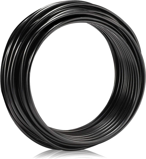 Aluminum Wire Black 9 gauge wire 3.0 mm 32.8 ft(10 M) Sculpture Metal Wire,Armature Wire for Clay,Wire for jewelry wire...