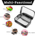 2 Pack Small Tin Box, Metal Rectangular Empty Hinged Tins Metal Tin Box with Lids Mini Portable Metal Box Container for Storage Candies Jewelry Cr...
