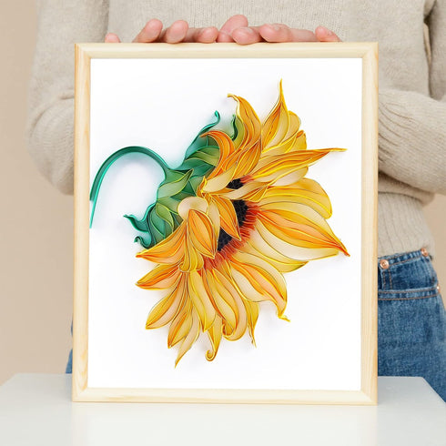 Uniquilling Quilling Kit Paper Quilling Kit for Adults Beginner, Handmade DIY Craft Quilling Paper Filigree Painting Kit Tools, Home Room Wall Art...