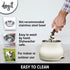 Dogit Elevated Dog Bowl, Stainless Steel Dog Food and Water Bowl for Small Dogs, White, 73745...