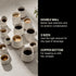 Fellow Joey Double Wall Ceramic Coffee Mug - Refined and Sophisticated, Matte White, Single 8 oz Cup...