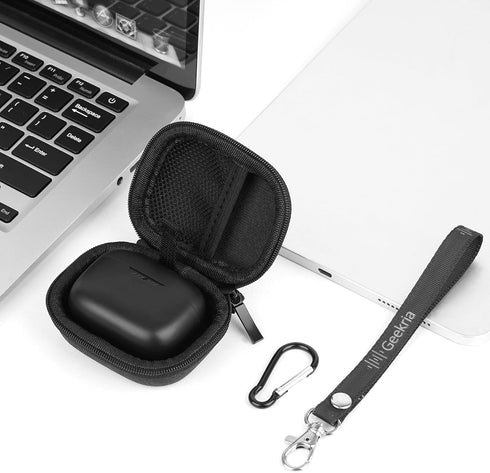 Geekria Shield Earbuds Case Compatible with JBL Vibe Buds 2/Flex 2/Beam 2, Tune Buds 2 True Wireless Earbuds, Replacement Hard Shell Travel Carryi...