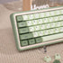 Sumgsn PBT DYE-SUB Matcha Keycaps XDA Profile 124 Keys Fit for 60% 65% 95% Cherry Mx Switches Mechanical Keyboard...