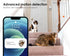 P Panoraxy AI 2K 3MP Wifi Security Indoor Camera, Wireless Plug in Camera, 24/7 Human&Sound Detection, 2.4G PTZ Pet Camera, Dual-Way Talk, Color N...