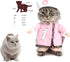 NACOCO Dog Cat Nurse Costume Pet Nurse Clothing Halloween Jeans Outfit Apparel (S)...