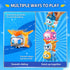 Super Wings Super Pets 4-Pack Collection Super Pets Jerome, Golden Boy, Shine, Ellie, Vehicle Action Figure, with Light Effect and Change Emotion ...
