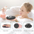 INNERNEED Food-grade Soft Silicone Body Scrubber Shower Brush Handheld Cleansing Skin Brush, Gentle Exfoliating and Lather Well (Black+Gray)...