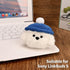 Plush Case Compatible with Sony Linkbuds S,Handmade Knitted Cartoon Headphone Case,Rechargeable Headphone Headphone Case,Creative Funny Cute Knitt...