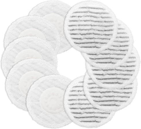 10 Pack S7001 Mop Compatible with Shark Steam Mop Replacement Pads S7000 Series, S7000 S7000AMZ S7001 S7001TGT Steam & Scrub All-in-One Scrubbing ...