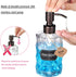 4PC Soap Dispenser Lids - 304 Stainless Steel Replacement Pump with Waterproof Label Stickers 8 Pack Tubes Fit 28/400 Thread Neck Bottles?for Dish...