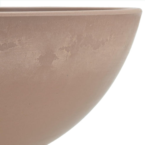 PSW Pot M25TP Collection Shallow Garden Bowl Low Planter for Succulents, Bonsai, Fairy Gardens, Herbs, 10-inch, Taupe...