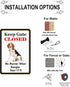 Keep Gate Closed Tin Sign - Keep Gate Closed No Matter What the Dogs Say Warning Sign Home Decor - Beware of Dog Beagle Guard Sign - Funny Door Ya...