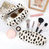 Makeup Bag Large Capacity Checkered Cosmetic Bag Makeup Pouch for Purse Travel Toiletry Bag Organizer Cute Makeup Bag Pouch Storage Bag for Women(...