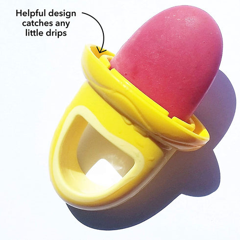 Nuby Popsicles Molds 1 Pack 4 Handle - Garden Fresh Fruitsicle Frozen Pop Tray - Multicolored Popsicle Molds For Kids, Baby Essentials...