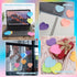 Heart Sticky Notes Cute 240 Sheets Heart Shape Sticky Memo Pads Self-Stick Note Pads Colorful Removal Easy to Post for Home Office School Business...