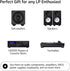 1" Platinum Silicone Speaker Isolation Pads, Non-Skid Isolation Feet with Adhesive, Speaker Isolation Feet for Record Player Isolation - Turntable...