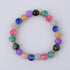 (4PCS) Handmade Healing Crystals Beads Bracelet Set - Elastic Yoga Bangle from Gemstones & Stones - Ideal for Positive Energy, 7 Chakra Balance - ...