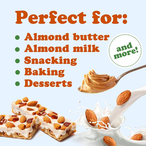 Food to Live California Almonds, 8 Ounces Supreme, Whole, Raw, Unsalted, Unroasted Nuts, Natural. Kosher, Vegan. Keto, Paleo, Low Sodium, Bulk. Gr...