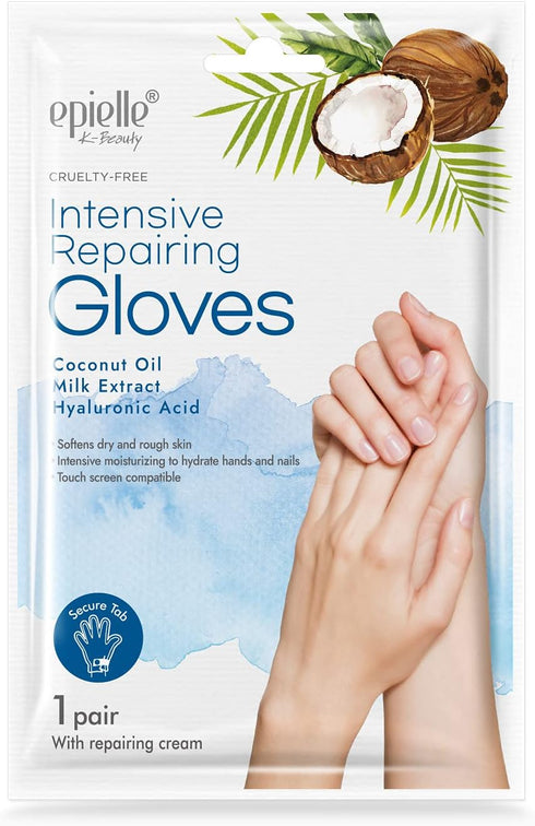 Epielle Assorted Hand Care Gloves Set | 5 Pairs: Moisturizing, Hydrating, Repairing, Nourishing, Relaxing | Korean Skincare...