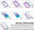 Case for Samsung Galaxy Note 10 Case with Screen Protector, Full Body Protective Hybrid Dual Layer Shockproof Acrylic Back Case Cover for Galaxy N...