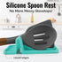 Zulay Kitchen Silicone Utensil Rest with Drip Pad for Multiple Utensils - BPA-Free, Heat-Resistant Spoon Rest & Spoon Holder for Stove Top - Kitch...