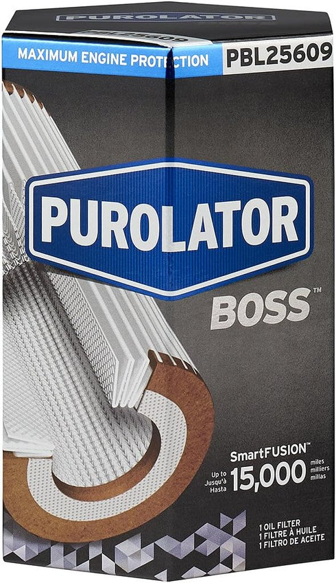 Purolator PBL25609 PurolatorBOSS Maximum Engine Protection Cartridge Oil Filter Compatible With Toyota 4Runner, Lexus GX460, Lexus IS250, Lexus GS...