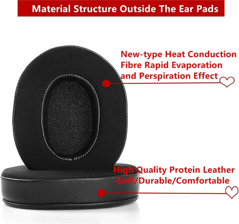 TaiZiChangQin Cooling-Gel Ear Pads Ear Cushions Earpads Replacement Compatible with Logitech G533 G633 G933 G935 G635 G430 G930 Wireless Gaming He...