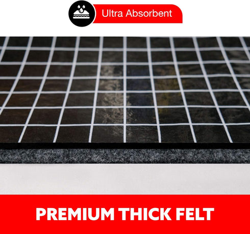 GridMat® Under Sink Mat Cabinet Liner, Precision Custom Fit with Exclusive GridMat® Cutting System, Waterproof, Premium Thick, Ultimate Absorption...