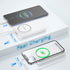Mag Safe Battery Pack - 5000mAh Magnetic Wireless Portable Charger, Foldable Wireless Power Bank Stand for MagSafe Battery PD 20W Fast Charging fo...