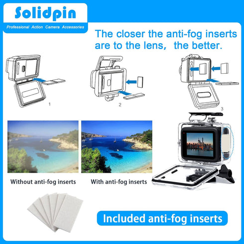 Waterproof Housing Case for GoPro HERO 11 Black, Hero 10 9 Black Diving Protective Underwater Dive Cover Shell for Go Pro 11 HERO 10 9 Black Acces...