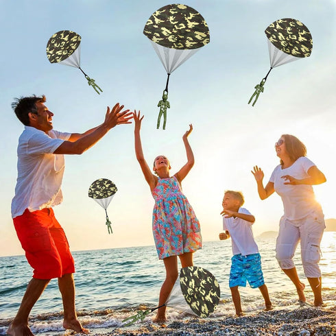 Parachute Toys Tangle Free Parachute Toy with Small Figures Outdoor Flying Toys Air Parachute for Boys Kids Birthday Party Favors...