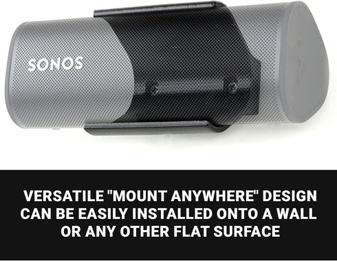Spartan Mounts Bluetooth Speaker Wall Mount for SONOS ROAM Speakers, Low Profile Mount Anywhere Design for Home, Office, Studio, Garage, Dorm, Pat...