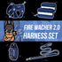 OneTigris Handled No-Pull Dog Walking Leash Long Traffic Leads for Medium to Large Dogs (Blue, 6FT)...