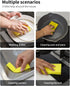 Cellulose Sponges,Heavy Duty Scrub Kitchen Sponge,Clean Tough Messes Without Scratching Sponges Kitchen,Pop Up Eco Sponges DIY Orange (6 Pack)...