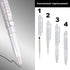 2 Pack Military Tactical Pen Set with 6 Black Ballpoint Refills for Writing, Made of Tungsten Steel & Aluminum (Black & Silver)...