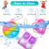 Pop Fidget Keychain, Mini Fidget Toys Bulk, Party Favors for Kids 4-8,8-12 Years Kids Goodie Girls Bag Stuffers Fidgets for Classroom Prizes Senso...