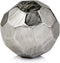 Modern Day Accents 3618 Facetado Silver Sphere, Filler Balls, Home Office, Room Decor, Desk, Tabletop, Modern Home Decor, Centerpiece, Decorative ...