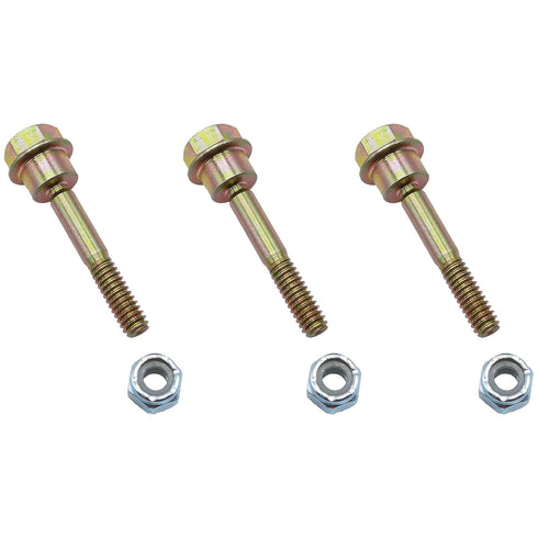 (Pack of 3) 580790401 Snow Throwers Shear Bolts and Nuts for Husqvarna 539976978 595086601 AYP 588077502 2 Stage Snow Blowers...